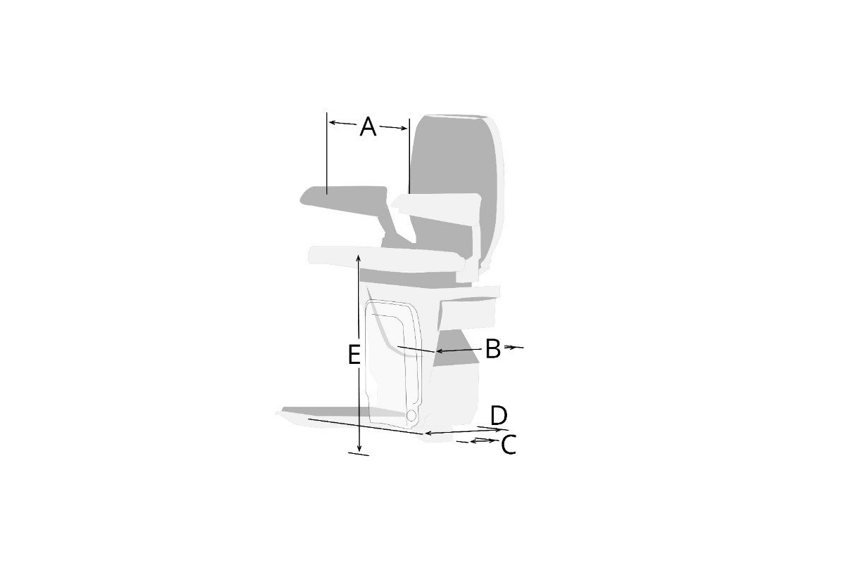 Outdoor Stairlift Dimensions